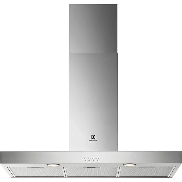 electrolux lft419x cappa aspirante a parete 3 velocita' illuminazione led classe energetica c portata 600 m³-h 90 cm inox