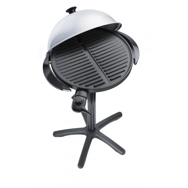 steba vg 250 1800 w grill elettrico kettle nero, argento