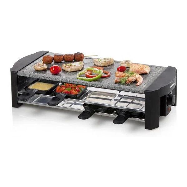 domo do9186g 8persona(e) 1300w nero griglia per raclette