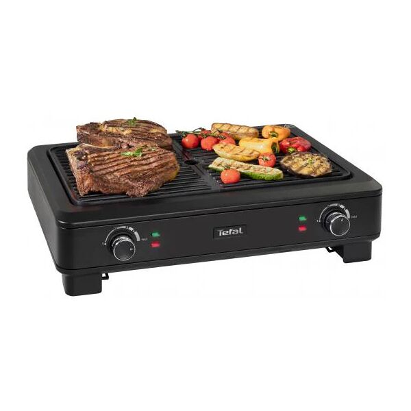 tefal tg9008 griglia per raclette nero 2000 w