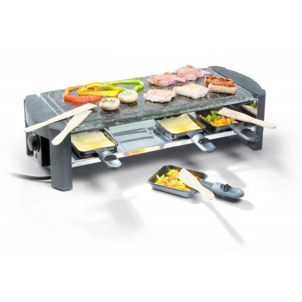 domo do9039g griglia per raclette 8 persona(e) nero, grigio 1300 w