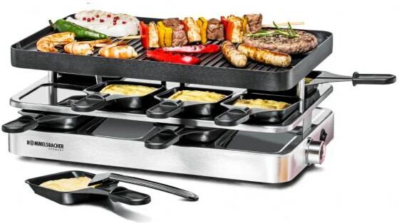 rommelsbacher rc 1400 griglia per raclette