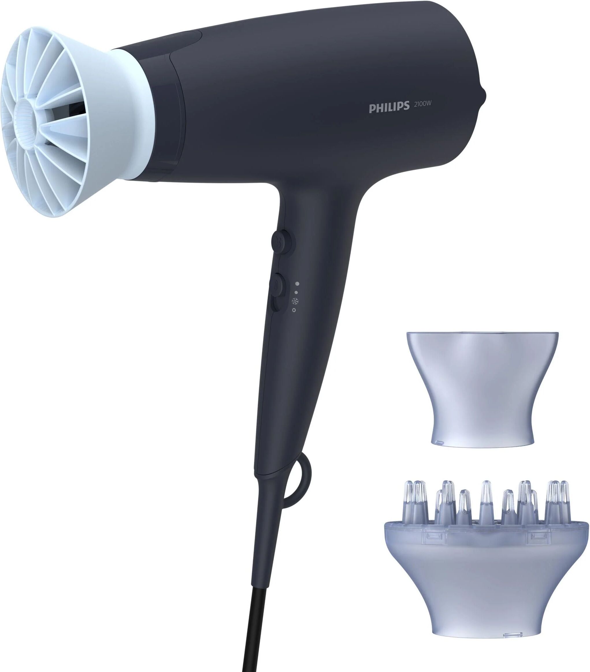 Philips Bhd360-20 Asciuga Capelli 2100w Blu Marino