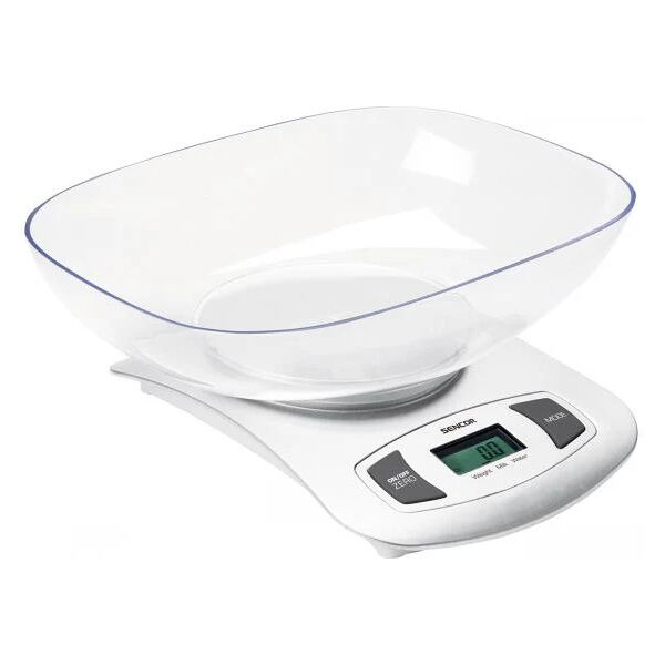 bilancia da cucina sencor sks 4001wh bianco 5 kg 2 l