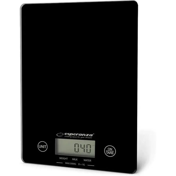 bilancia da cucina esperanza eks002k nero 5 kg