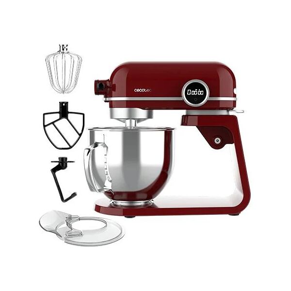 sbattitore-impastatrice cecotec twist&fusion 4500 luxury red