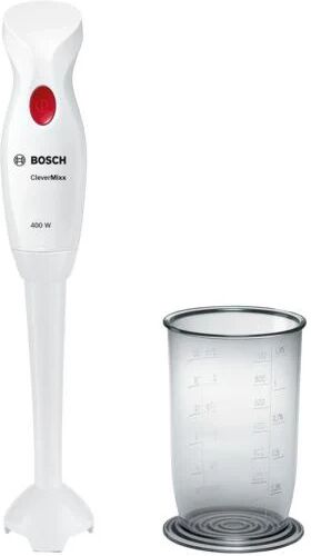 frullatore ad immersione bosch msm14100 clevermixx bianco 400 w