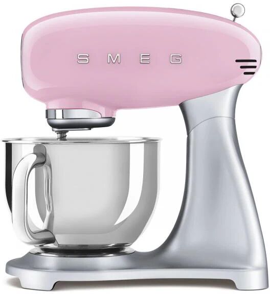 SMEG Smf02pkeu Sbattitore Sbattitore Con Base 800 W Rosa, Argento