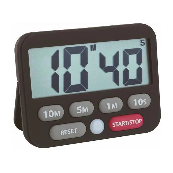 tfa dostmann tfa-dostmann 38.2038.01 timer da cucina digitale nero, grigio, rosso, bianco