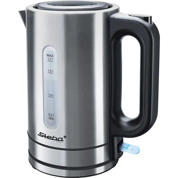 steba wk 20 inox wasserkocher 1,7 l schwarz - edelstahl 2200 w (wk 20 inox)