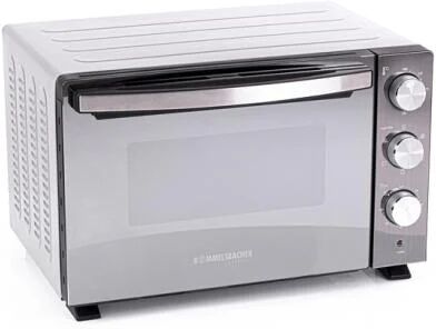 rommelsbacher bgs 1500 fornetto con tostapane 30 l nero, argento grill