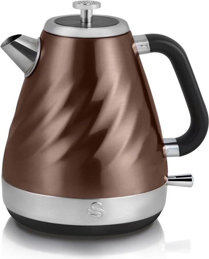 Wasserkocher Swan COPPER SK37010TWN (2200W 1,6 l, braun) (SK37010TWN)