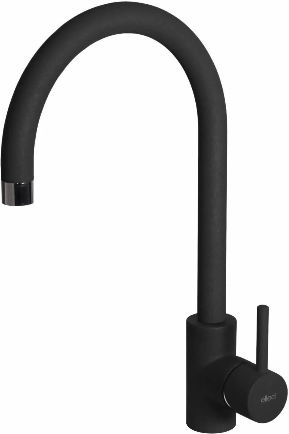 elleci mkkclo86 cloud miscelatore cucina rubinetto monocomando lavello colore nero k86