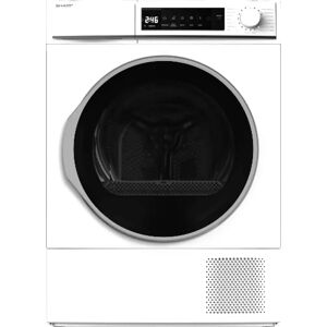 Sharp Kd Nhb9s7gw21 Asciugabiancheria 9kg Bianco E Nero