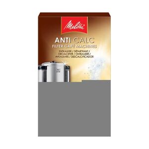 melitta anti calc filter, 6 x 20g disincrostante elettrodomestici