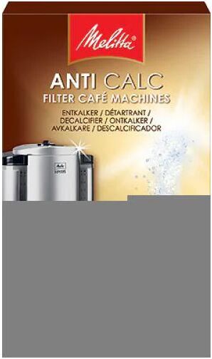 melitta anti calc filter, 6 x 20g disincrostante elettrodomestici