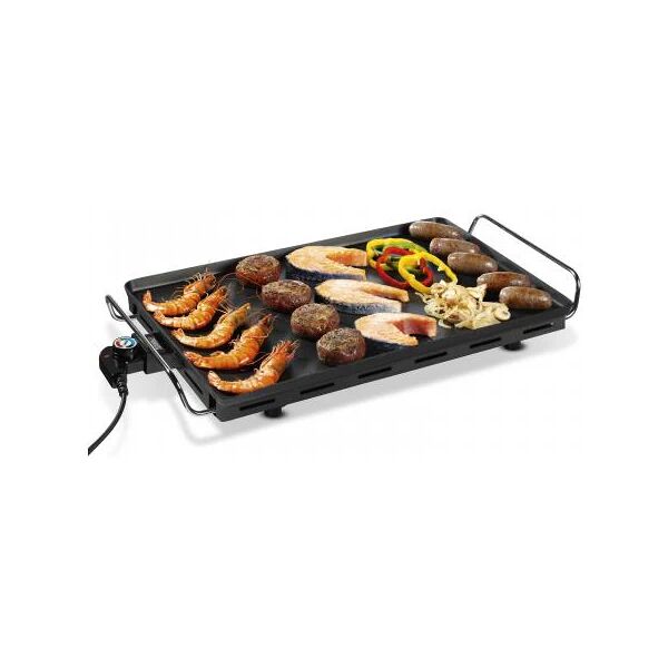 piastra in pietra per arrostire princess table grill alluminio nero 36 x 60 cm