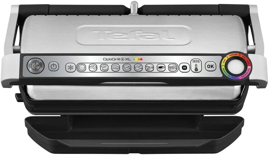 barbecue elettrico tefal grill gc722d34 optigrill+ xl inox 2000 w