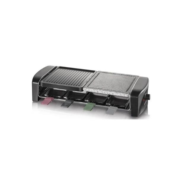 severin rg 9645 griglia per raclette nero