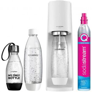 Sodastream Terra Metallo, Plastica Bianco