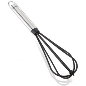 leifheit 24062 frusta da cucina frusta francese nylon, acciaio inossidabile nero, acciaio inossidabile