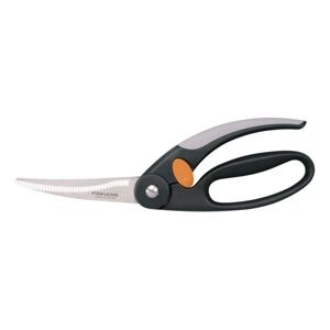 fiskars 1003033 250mm nero, grigio, arancione universale forbici da cucina