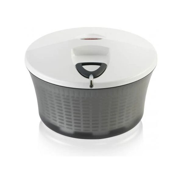 leifheit salad spinner signature centrifuga da insalata nero, bianco