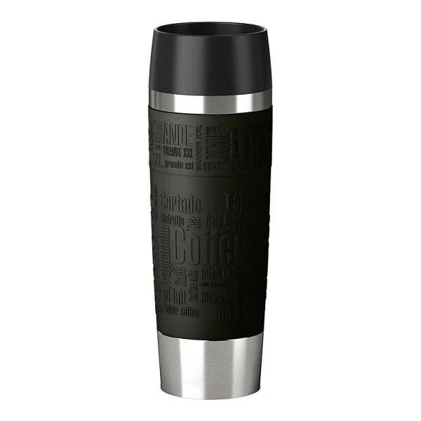 emsa travel mug grande tazza nero, acciaio inossidabile 1 pezzo(i)