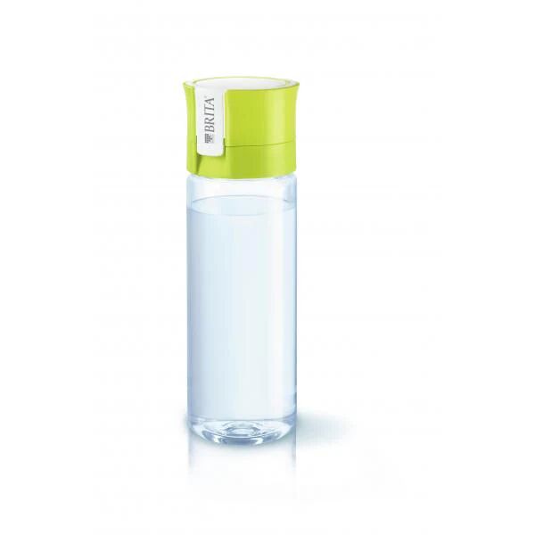 brita fill&go bottle filtr lime bottiglia per filtrare l'acqua lime, trasparente