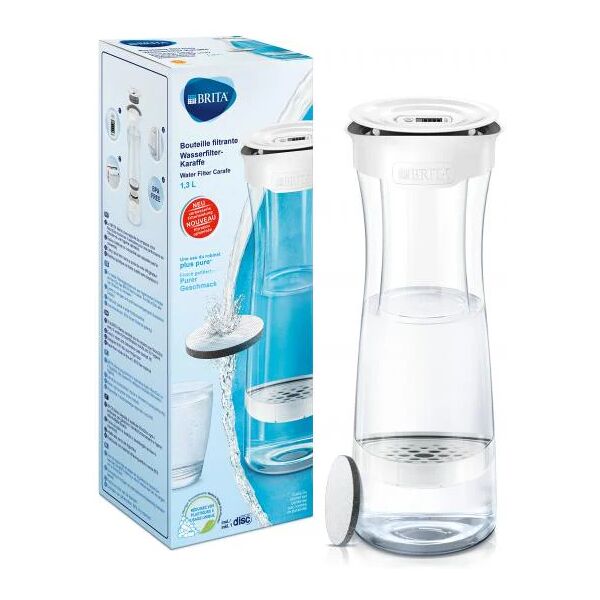 brita bottiglia filtrante per acqua da 1,4l - 1 filtro microdisc incluso