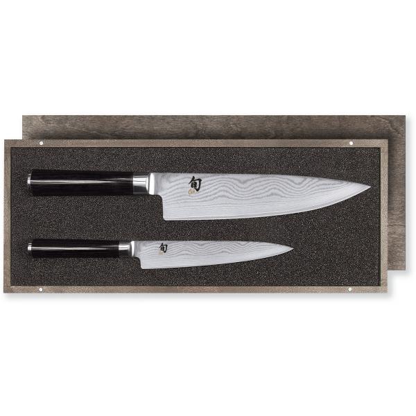 kai shun kai dms-220 posata da cucina e set di coltelli 2 pz astuccio per set di coltelli/coltelleria