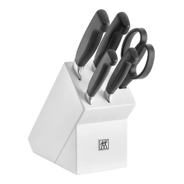 zwilling four star 6 pz set di coltelli/coltelleria con ceppo