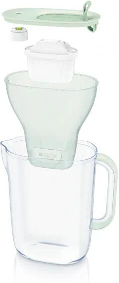 brita 1051367 filtraggio acqua bottiglia per filtrare l'acqua 2,4 l verde, trasparente