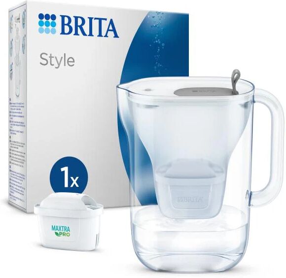 brita 1051449 filtraggio acqua caraffa filtrante 2,4 l trasparente, bianco