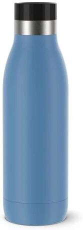 emsa bludrop color n3110300 borraccia fitness, sport 500 ml acciaio inossidabile blu