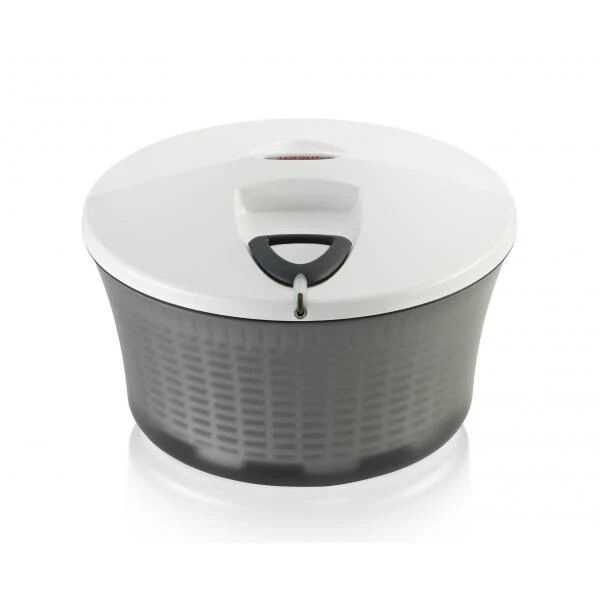 leifheit salad spinner signature centrifuga da insalata nero, bianco