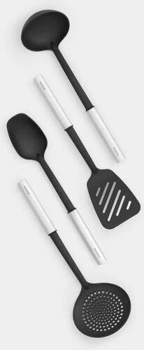 brabantia 260285 set di utensili da cucina 4 pezzo(i) nero, acciaio satinato