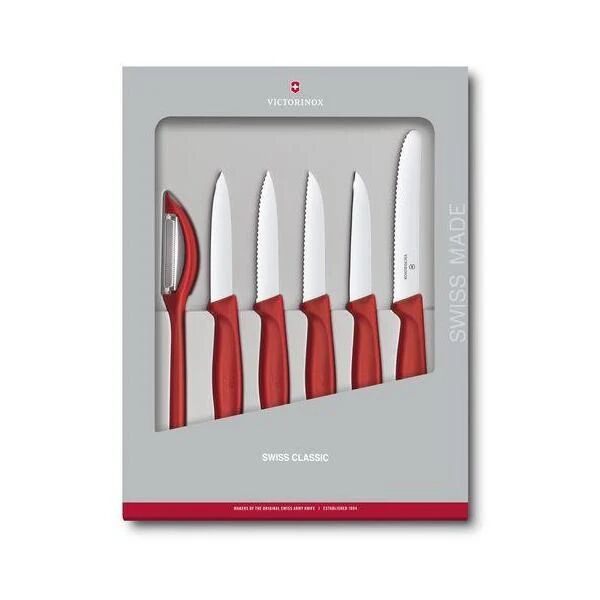 victorinox swissclassic 6.7111.6g posata da cucina e set di coltelli 6 pz