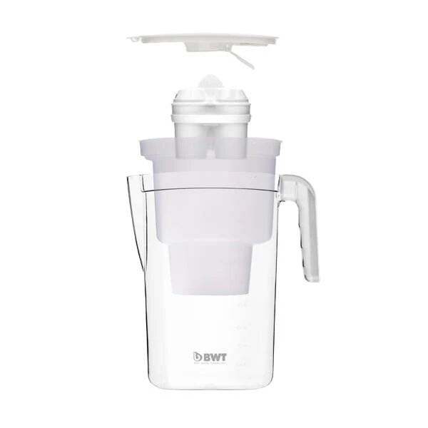 bwt 815485-a filtraggio acqua caraffa filtrante 2,6 l trasparente, bianco