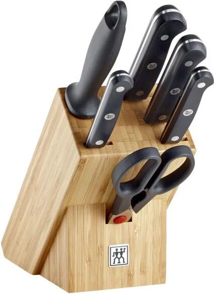 zwilling gourmet ceppo per coltelli con fessure bamboo legno