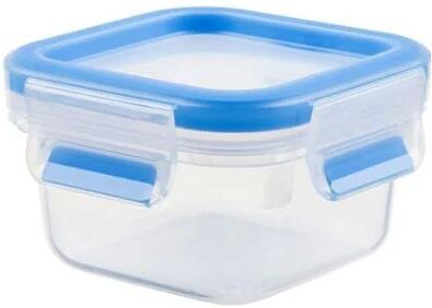 emsa 508535 recipiente per cibo quadrato contenitore 0,2 l blu, trasparente 1 pz