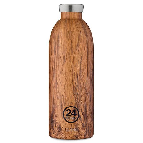 24 Bottles 24Bottles Clima 850ml Acciaio inossidabile Legno borraccia