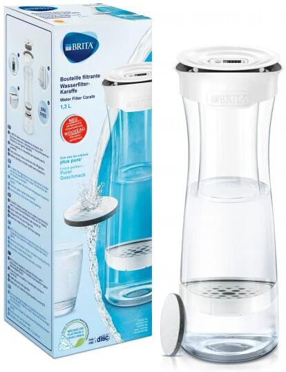 Brita Bottiglia Filtrante per acqua da 1,4l - 1 filtro MicroDisc incluso