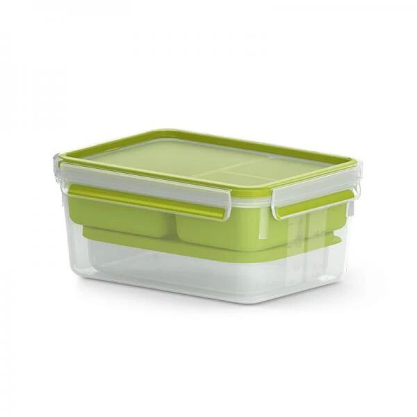 EMSA N1071600 contenitore portapranzo Contenitore per il pranzo Verde, Trasparente 2,3 L 1 pezzo(i)