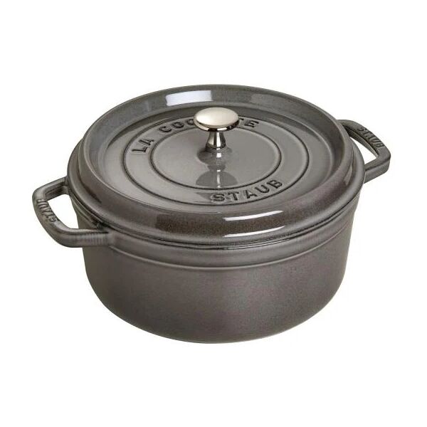 staub cocotte 3,8 l rotondo ghisa pirofila casseruola