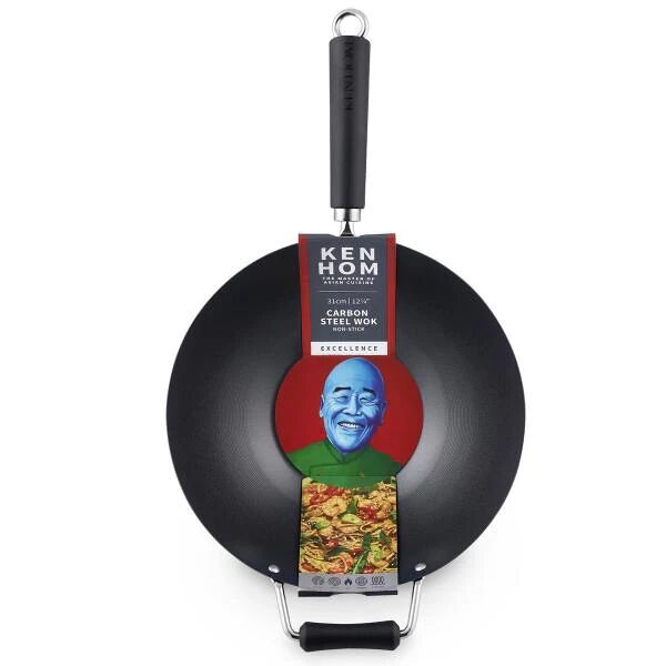 ken hom excellence wok/padella per cottura al salto rotondo