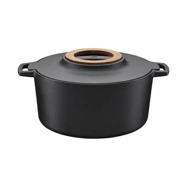 fiskars norden casseruola per arrosto 6 l ghisa