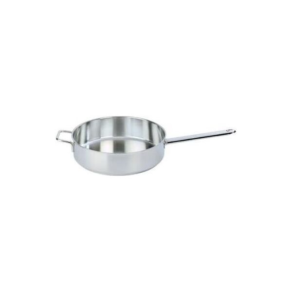 demeyere 40850-370-0 apollo low straight sauté pan, silber, 4 liters (40850-370-0)