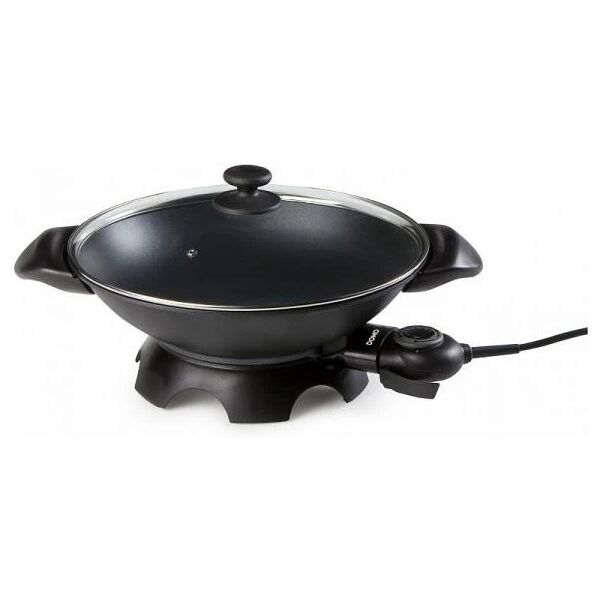 domo do8708w wok elettrico 5 l nero 2200 w