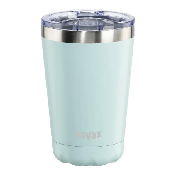 xavax 00181586 tazza da viaggio 270 ml blu stainless steel